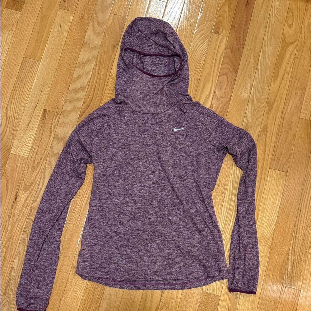 Nike Women's Heathered Purple Running Hoodie